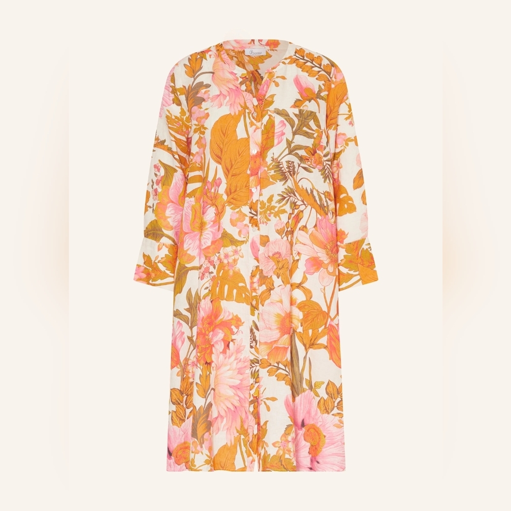 Botanical Print Linen Dress (Princess Goes Hollywood)